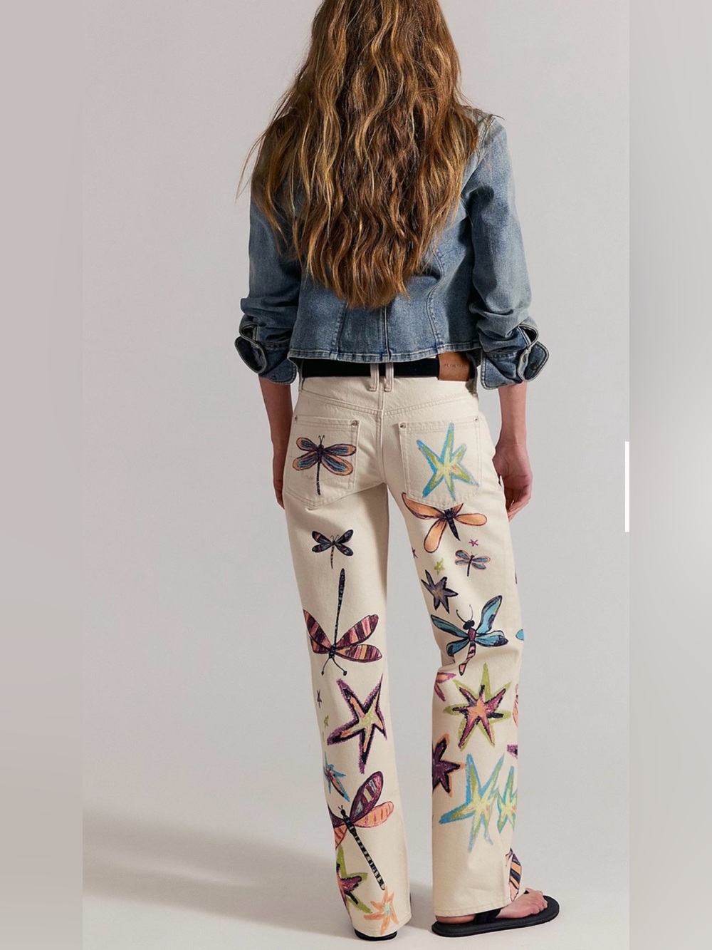 Free People WTF Tennessee Low Rise Illusions Dragonfly Jeans
Size 28 - Picture 2 of 6